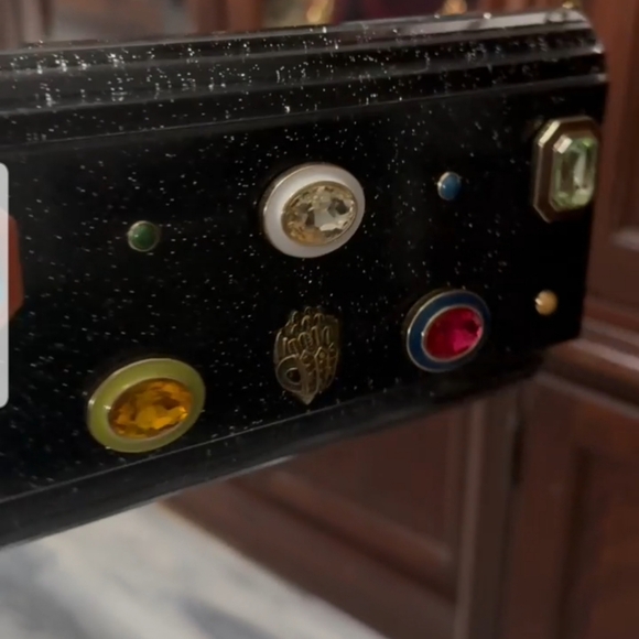 Elegant Black Embellished Shoulder Bag From KURT GEIGER!  NEW!!! - Picture 5 of 6